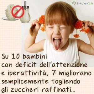 zucchero bambini